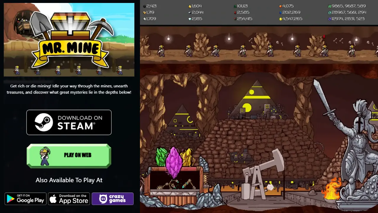 Where Can You Play Mr. Mine - Idle Mining Game? - MrMine Blog