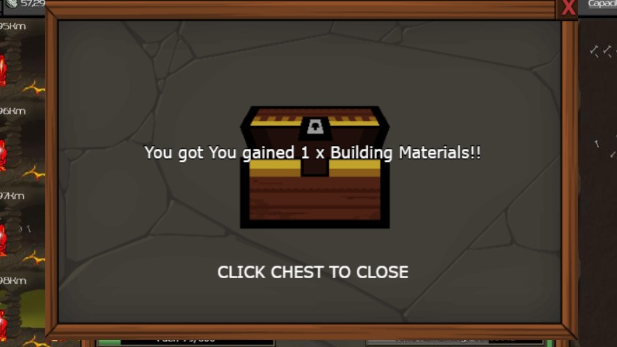 Getting Building Materials from Chests