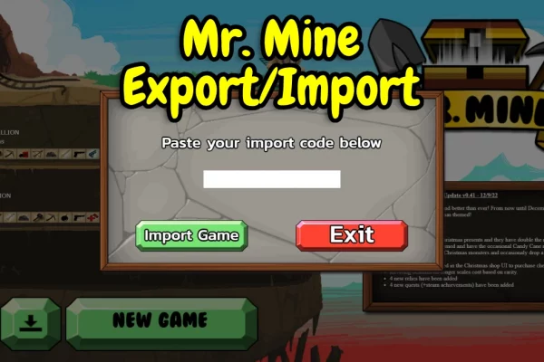 Mr. Mine Save Export and Import: Step-by-Step Tutorial
