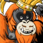 Orangutan King portrait