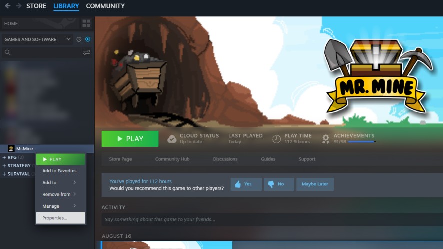 How to Use Steam Cloud Backups in Mr. Mine Idle - MrMine Blog