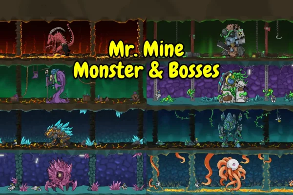 Mr. Mine Idle Monsters and Boss Battles