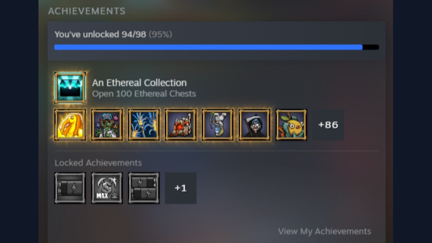 Mr. Mine's Achievement List