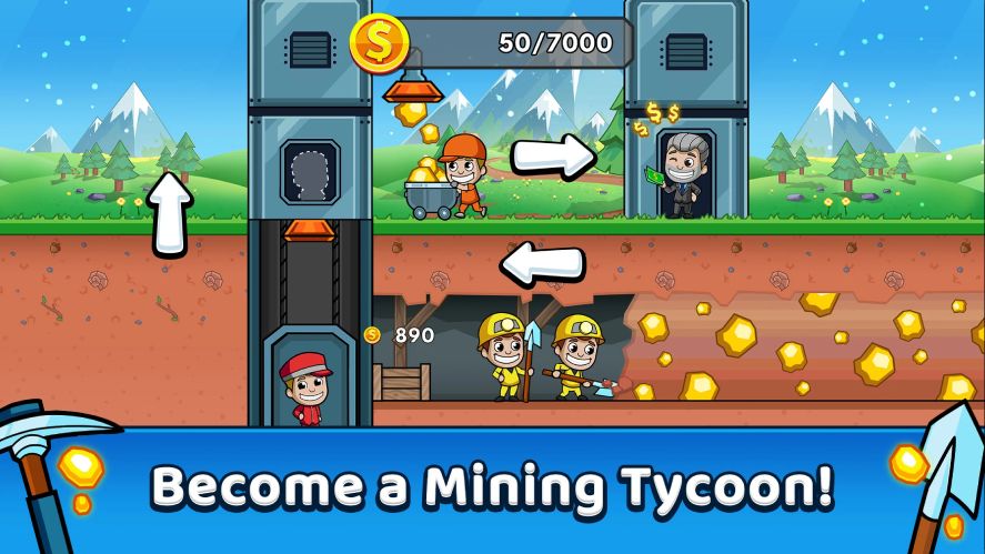 Idle Miner Tycoon gameplay