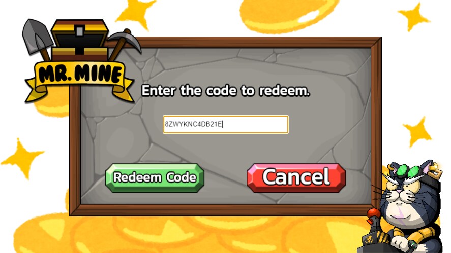 Mr. Mine Idle Clicker Game Redemption Code