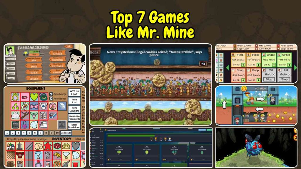 Top 7 Games Like Mr. Mine for Idle Game Enthusiasts - MrMine Blog