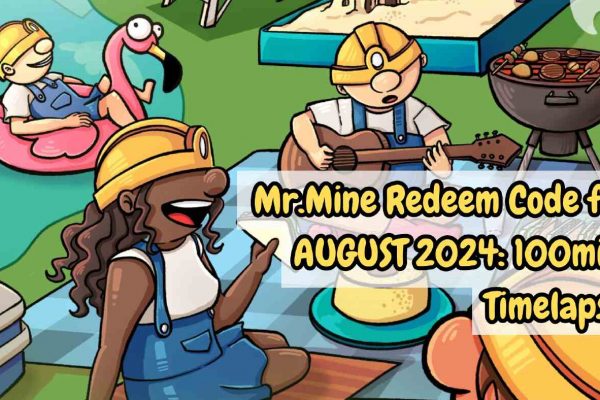 Mr. Mine Craft Mining Idle Game - Redeem Code for August 2024 - Featured Blog Image