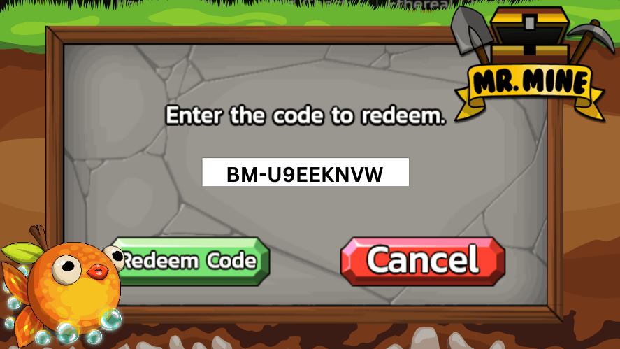 Redeem Code for 50 FREE Building Materials- Mr. Mine Idle Mining Game