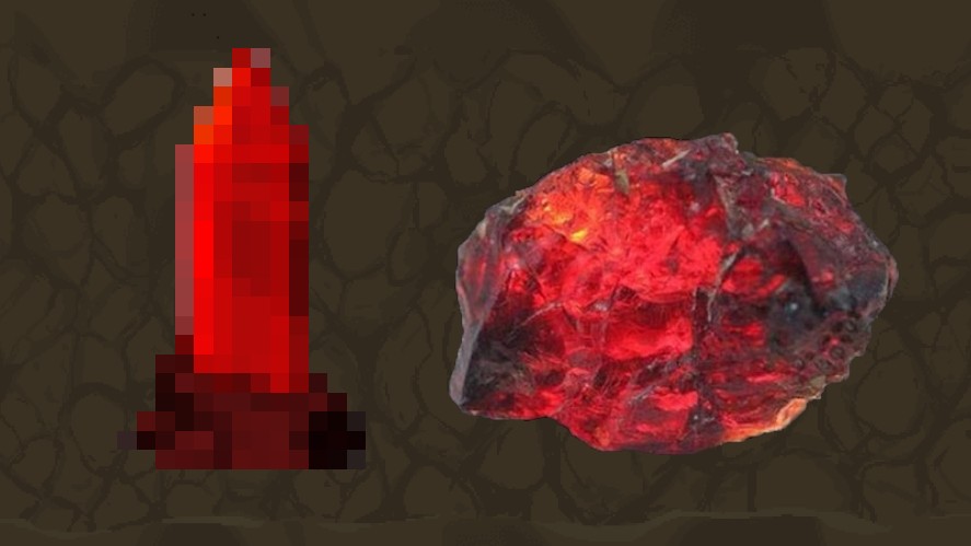 Painite in Mr. Mine and in real life