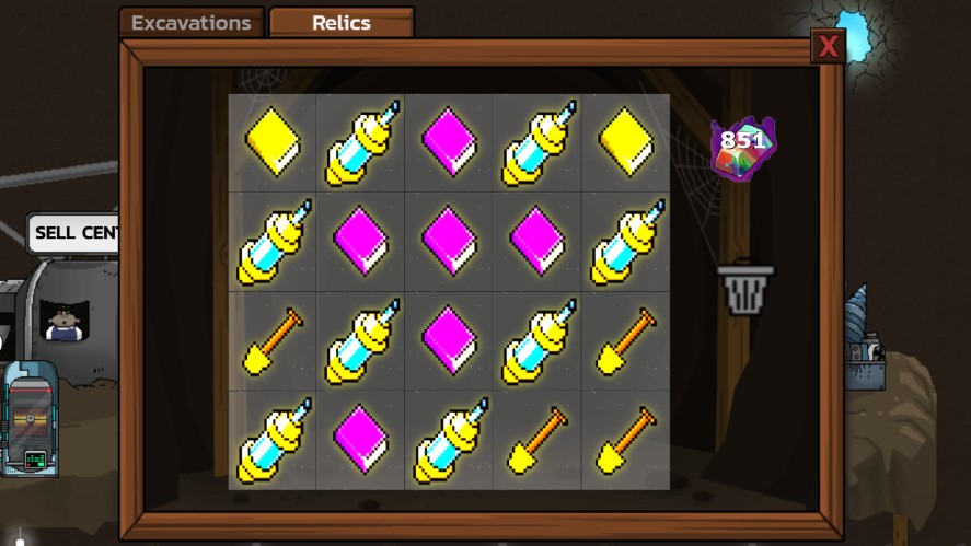 Relics in Mr. Mine